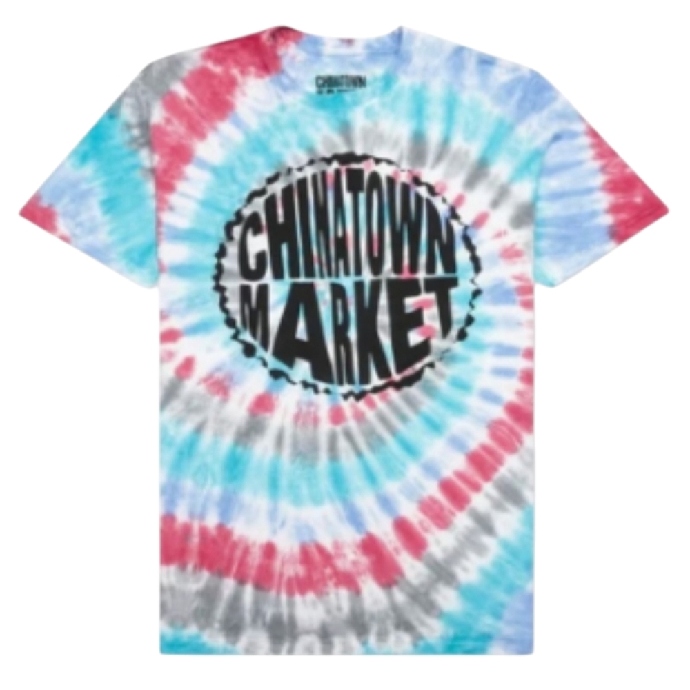 🆕️ Chinatown Market Spiral Circle Tie Dye Graphic Tee